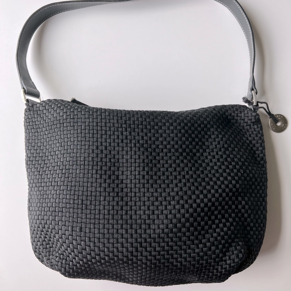 The Sak black small hobo purse.